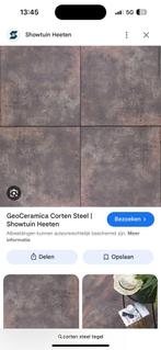 Cortensteel tegels MBI, Tuin en Terras, Tegels en Klinkers, Ophalen, Nieuw