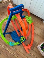 Hot wheels baan - autootjes - k’nex, Kinderen en Baby's, Speelgoed | Racebanen, Ophalen, Racebaan, Zo goed als nieuw, Hot Wheels