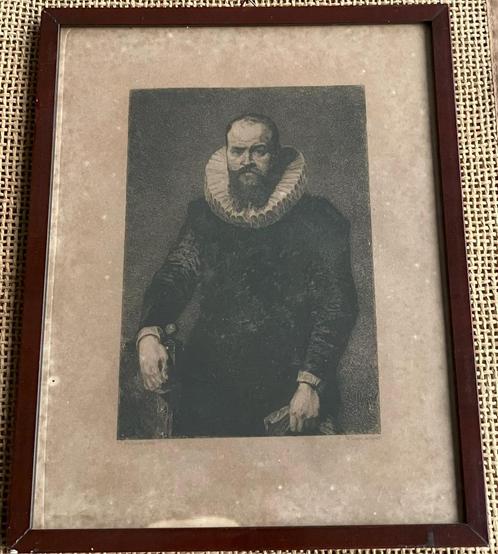 Ets van William Unger (1837-1932) naar P.P. Rubens ca 1890, Antiek en Kunst, Kunst | Etsen en Gravures, Verzenden