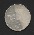 Zilveren 50 Gulden 1991 Koningin Beatrix/ Prins Claus (60), Postzegels en Munten, Munten | Nederland, Koningin Beatrix, Zilver