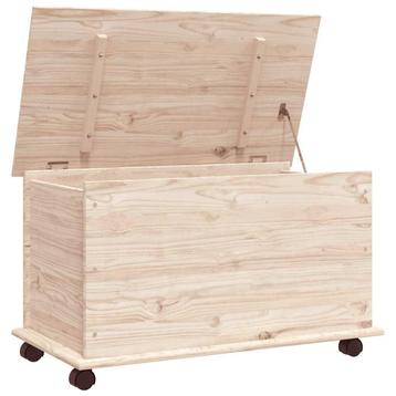 Opbergbox opbergkist hout  met wielen GRATIS VERZONDEN! beschikbaar voor biedingen