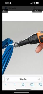 Ty-Rap tang, Doe-het-zelf en Verbouw, Gereedschap | Schuurmachines, Ophalen of Verzenden, Zo goed als nieuw, 1200 watt of meer