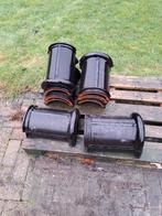 Nokpannen zwart glazuurd, Ophalen of Verzenden