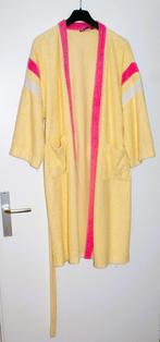 LADY gele badjas maat 176 (M 40/42) met roze en witte banen, Meisje, Ophalen of Verzenden, Lady, Overige typen