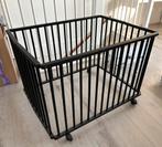 Inklapbare baby box / bed op wielen (zwart), Ophalen, Zo goed als nieuw