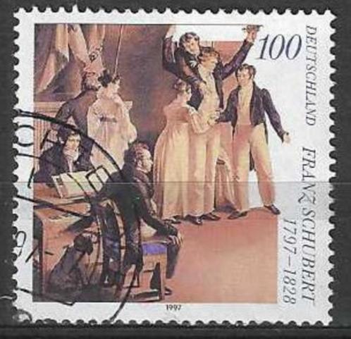 Duitsland 1997 - Yvert 1727 - Franz Schubert (ST), Postzegels en Munten, Postzegels | Europa | Duitsland, Gestempeld, BRD, Verzenden