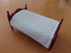 1:12 miniatuur sprei deken gebreid wit patroon 2, Ophalen of Verzenden, Nieuw, Textiel