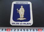 sticker transparant wapen gemeente gilze en rijen, Verzamelen, Ophalen, Zo goed als nieuw, Bedrijf of Vereniging