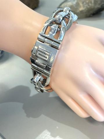 Buddha To Buddha HANNY Big Silver Bracelet - Schakel Armband beschikbaar voor biedingen