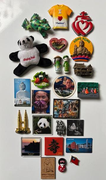 Koelkastmagneten uit Azië Filipijnen Tibet etc. NR 2 beschikbaar voor biedingen