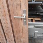 Hardhouten schuttingdeur Stalen frame  100x190 zeer duurzaam, Ophalen, 100 tot 150 cm, Nieuw, Looppoort