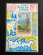 Indonesië - Blok Visit Asean Lands 1971., Verzenden, Postfris, Zuidoost-Azië