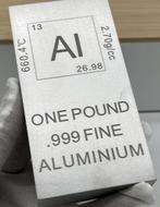 Zuiver Aluminium Metalen Blok, Ophalen of Verzenden, Nieuw, Aluminium