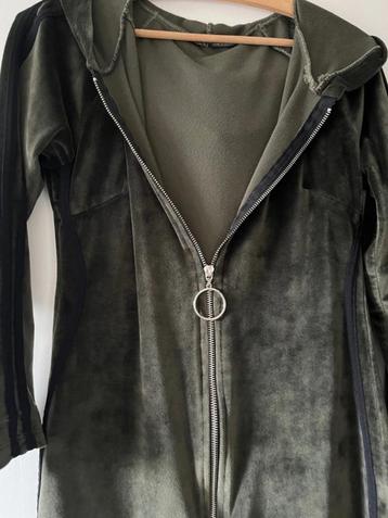 Sportieve Hoodie Jurk met Rits beschikbaar voor biedingen