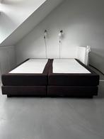 Gebruikte boxspring bruin 190x220, Huis en Inrichting, Slaapkamer | Boxsprings, Ophalen, Gebruikt, Bruin, Tweepersoons
