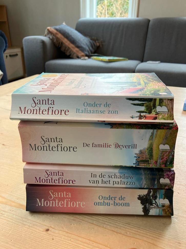 Santa Montefiore - 4 Boeken, Boeken, Romans, Gelezen, Nederland, Ophalen of Verzenden