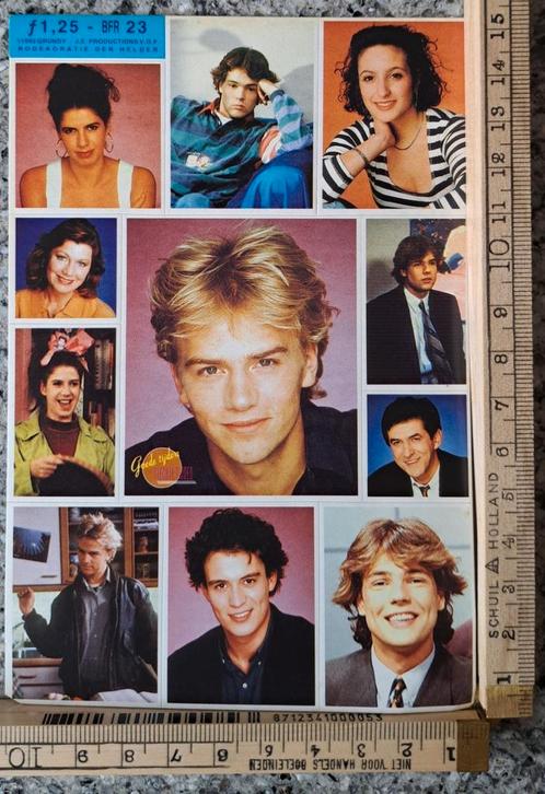 Vintage stickervel (nr 2)Goede tijden slechte tijden GTST, Verzamelen, Stickers, Zo goed als nieuw, Overige typen, Ophalen of Verzenden