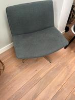Grijze fauteuil met metalen onderstel, Ophalen, Zo goed als nieuw, Metaal, Eén