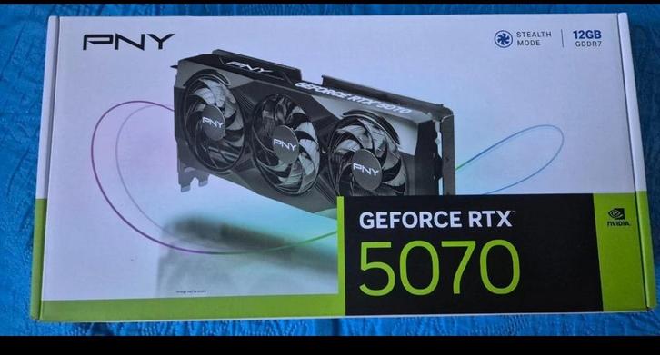 RTX 5070 12GB Nieuw in Doos!, Computers en Software, Videokaarten, Nieuw, Nvidia, PCI-Express 5.0, HDMI, Ophalen