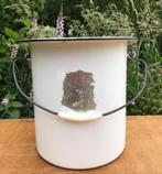 Emaille emmer wit - EDY, Antiek en Kunst, Ophalen of Verzenden