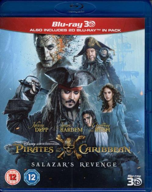 Pirates ot Caribbean Salazar's Revenge 3D + bluray (2007) -, Cd's en Dvd's, Blu-ray, Zo goed als nieuw, 3D, Ophalen of Verzenden