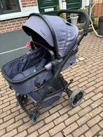 Kinderwagen On Tour 3 in 1 Blue Melange Inclusief Autostoel, Ophalen of Verzenden, Gebruikt, Verstelbare rugleuning
