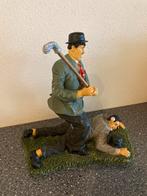 Laurel en Hardy beeld Golf Vintage, Verzamelen, Ophalen of Verzenden, Zo goed als nieuw, Mens