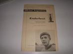 Officieel programma Kinderfeest Olympisch Stadion A'dam 1962, Ophalen of Verzenden, Gebruikt, Overige binnenlandse clubs, Boek of Tijdschrift