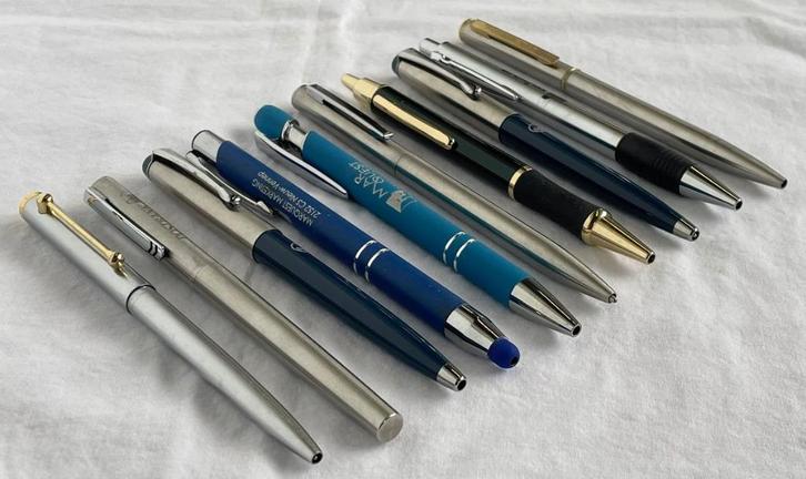 Balpennen XL met reclame, -giveaways- voor verzamelaars, Verzamelen, Complete verzamelingen en Collecties, Verzenden