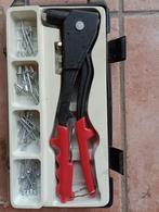 Popnageltang + veel popnagels - set! tang, Doe-het-zelf en Verbouw, Gereedschap | Handgereedschap, Ophalen, Gebruikt