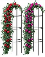 2 Stuks rozenboog rozen boog tuinboog toren GRATIS BEZORGD!, Ophalen of Verzenden, Nieuw, IJzer, Sierhekwerk