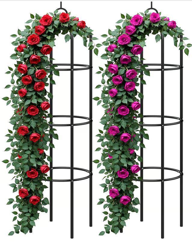 2 Stuks rozenboog rozen boog tuinboog toren GRATIS BEZORGD!, Tuin en Terras, Tuinhekken en Hekwerk, Nieuw, Sierhekwerk, IJzer