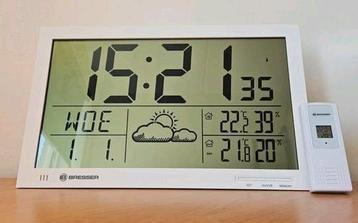 Bresser Jumbo LCD klok /weerstation XXL  beschikbaar voor biedingen