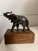 WNF Olifantje - Verzilverd Bronzen Beeldje, Ophalen of Verzenden
