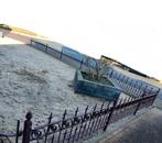 Smeed ijzeren hekwerk, Tuin en Terras, Tuinhekken en Hekwerk, Ophalen, Gebruikt, IJzer, Sierhekwerk