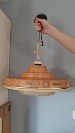 Vintage retro ufo lamp, Gebruikt, Ophalen