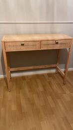 Sidetable rotan, Huis en Inrichting, Tafels | Sidetables, Ophalen, 50 tot 100 cm, Zo goed als nieuw, 25 tot 50 cm