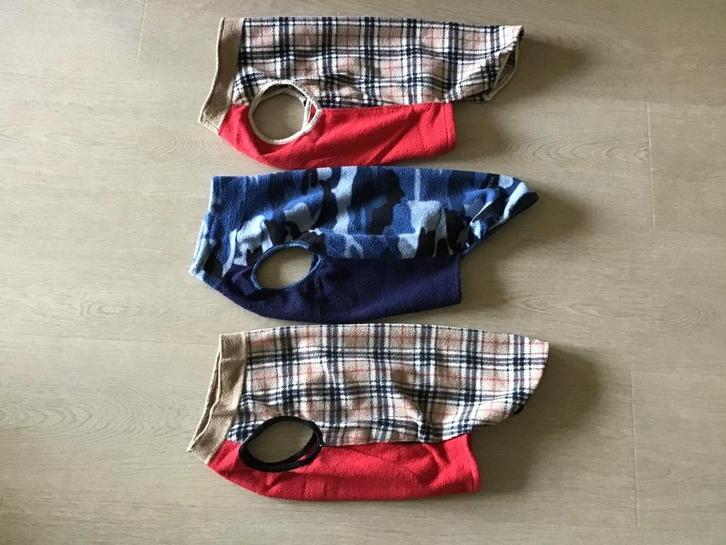 Diverse Whippet bodys en softshell jas, Dieren en Toebehoren, Hondenkleding, Gebruikt, Hondenjas, Ophalen of Verzenden