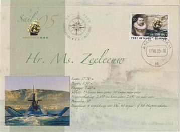 Nederland 2005 PORT BETAALD  Sail Hr. Ms. Zeeleeuw Marine beschikbaar voor biedingen