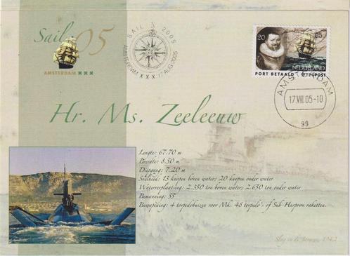 Nederland 2005 PORT BETAALD  Sail Hr. Ms. Zeeleeuw Marine, Postzegels en Munten, Brieven en Enveloppen | Nederland, Briefkaart