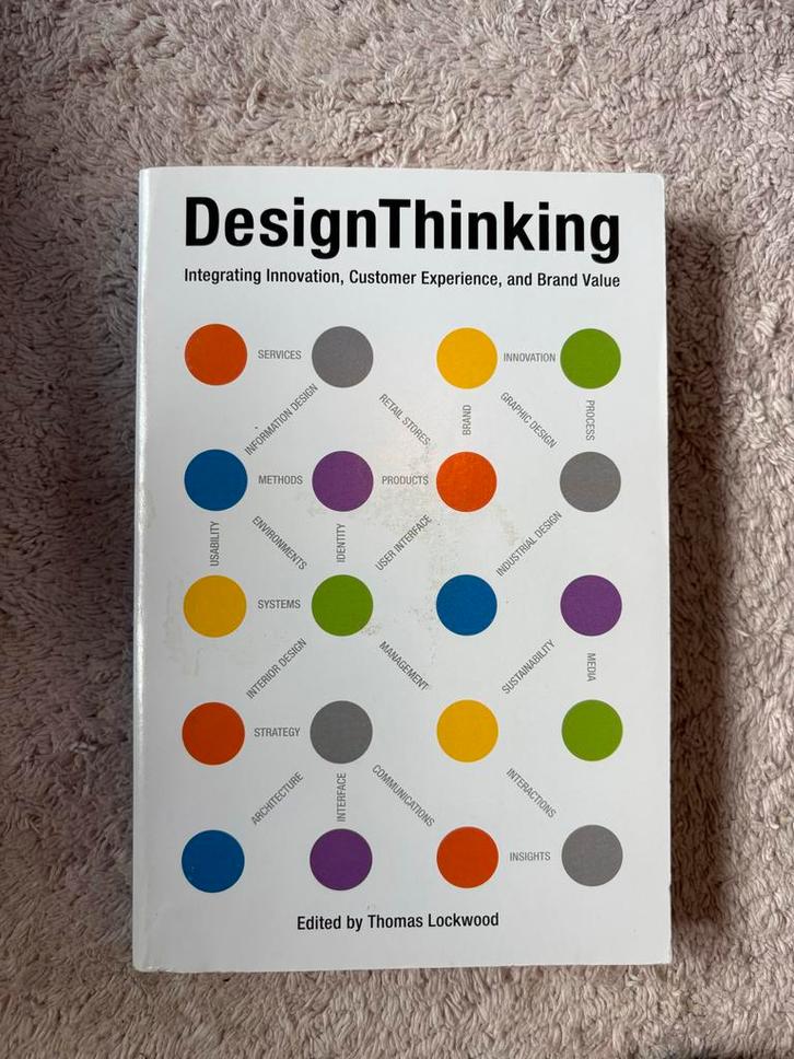 Design Thinking - Integratie Innovatie & Merkwaarde, Boeken, Economie, Management en Marketing, Zo goed als nieuw, Management