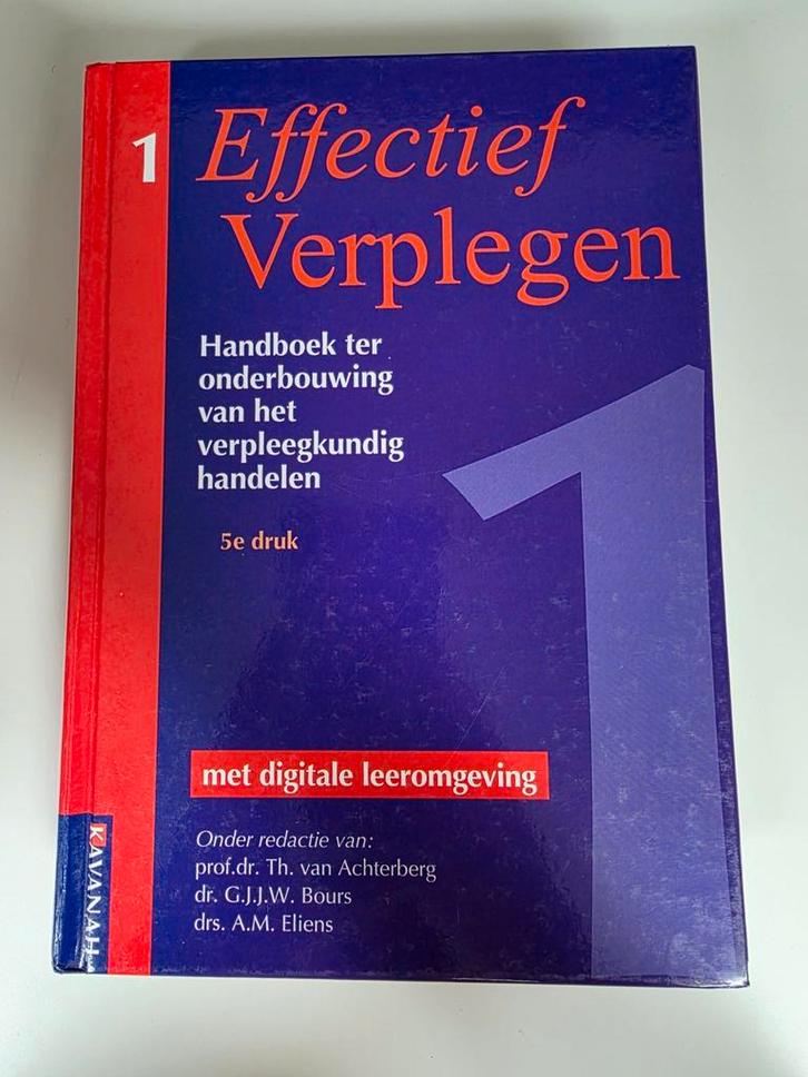 Effectief verplegen 1, Boeken, Studieboeken en Cursussen, Zo goed als nieuw, HBO, Ophalen