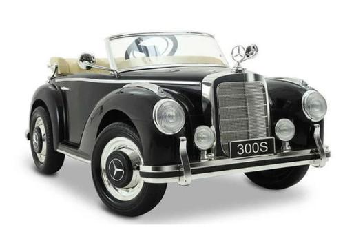 Mercedes-Benz 540K Oldtimer 12v metallic zwart Leder NIEUW, Kinderen en Baby's, Speelgoed | Buiten | Accuvoertuigen, Nieuw, Ophalen of Verzenden