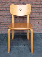 Zweedse vintage Elm Wood design stoel Alvar Aalto, Ophalen, Overige kleuren, Scandinavisch, Zo goed als nieuw