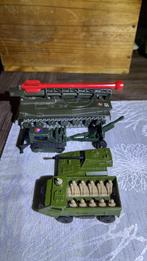 Vintage Speelgoed Militaire Voertuigen Set Matchbox, Solido, Ophalen of Verzenden, Gebruikt