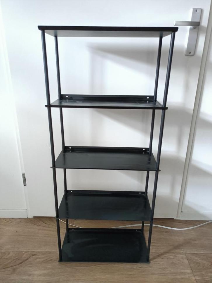 Zwart kastje / rek / boekenrek - Xenos, Huis en Inrichting, Woonaccessoires | Overige, Zo goed als nieuw, Ophalen of Verzenden