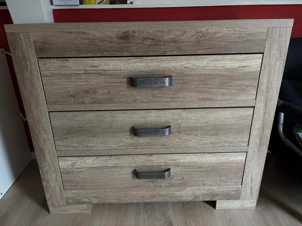 Kidsmill Brent Kledingkast + Commode, Ophalen, 50 tot 70 cm, 105 cm of meer, Commode