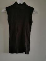 Les Bleus Bruine mouwloze top 100% zijde XL, Kleding | Dames, Bruin, Maat 46/48 (XL) of groter, Ophalen of Verzenden, Zo goed als nieuw