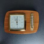 Vintage weerstation / barometer Scholz, Ophalen of Verzenden, Staal, Overige merken, 1960 of later