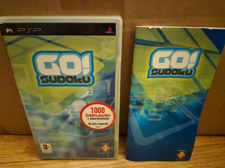 Go Sudoku PSP, Spelcomputers en Games, Games | Sony PlayStation Portable, Zo goed als nieuw, Sport, 1 speler, Vanaf 3 jaar, Ophalen of Verzenden